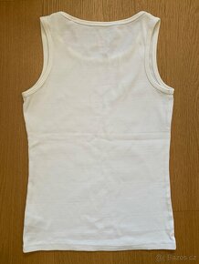Bílé žebrované tílko Next 11 let - 3