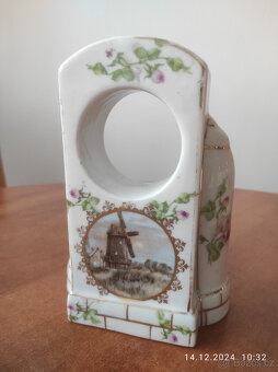 Staré porcelánové hodiny - 3