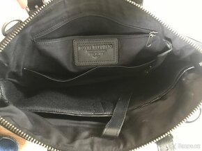 Kožená taška (kabelka) na notebook, výška 30 cm, šířka 45cm - 3