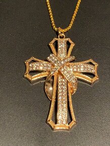 velký přívěs , zlaceno 18K Au - 3