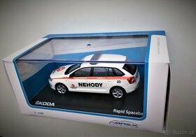 Model ŠKODA Rapid Spaceback (2013) "NEHODY DP" Abrex 1/43 - 3