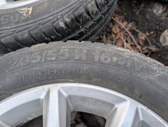 4 × alu disky + pneu Barum Bravuris 2 205/55 R16 91 V - 3