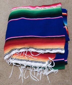 Nabízím Mexickou deku SARAPE Blanket Single 210/140 - 3