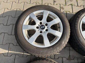 4x al kola 5x114.3 16 + pneu zimní 205/55 R16 - 3