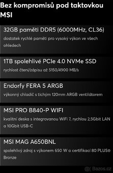HAL3000 MČR Finale Pro (R5 7600, RTX 5060 Ti) NOVÝ - 3