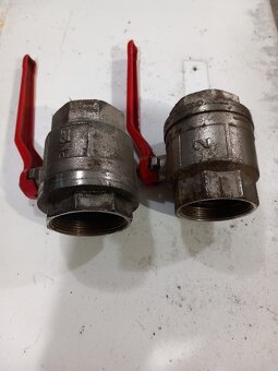 Kulový ventil 2" použitý, funkční, 2ks - 3