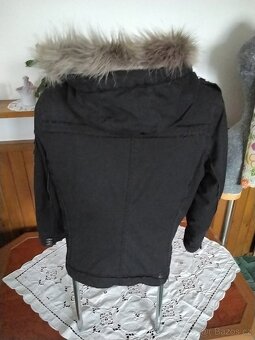 Černá zimní bunda - 3