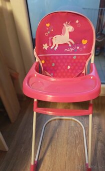 Jídelní židlička pro panenky - 3