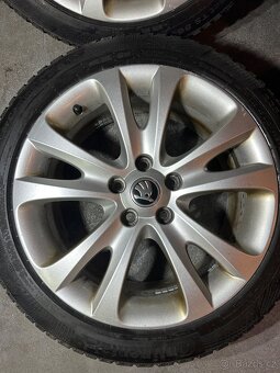 ALU Kola ŠKODA 5x112 R17 TRIFID Zimní Pneu 225/45/17 - 3