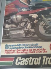 Plakát Nürburg Ring 1977 Motocykl plagát motorka - 3