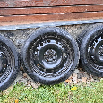 4ks Letní kola a pneu XL Continental+Semperit 185x60x15 - 3
