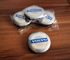 středové krytky Volvo 64mm cerne modre stribrne poklicky - 3