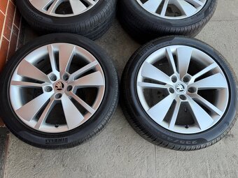 Alu 18" 5x112 orig. škoda "ZENITH" letní pneu SUP3 - 3