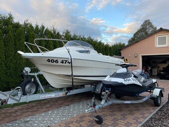 Quicksilver Activ Cabin 470, Mercury 60, koupací plata - 3