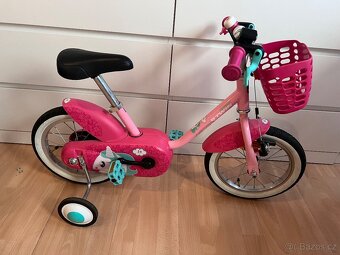 Dětské kolo Decathlon, růžové 14”, dívčí - 3