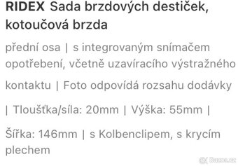 Kotouče a destičky - 3