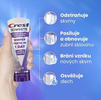 Crest nejlepší bělící pasta z USA -2 kusy - 3