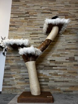 Drevene škrabadlo pro kočky - 3