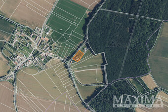 Pozemek o ploše 2621 m2 - Údrnice, Únětice - 3