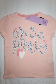 Růžové tričko _ vel. 98 - NOVÉ - 3
