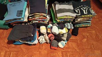 Balík oblečení kluk vel.128 - 3