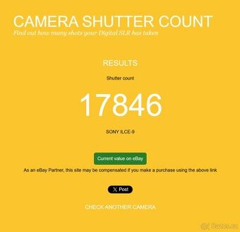 Sony A9 ILCE-9 18k GRIP 2 bat - 3