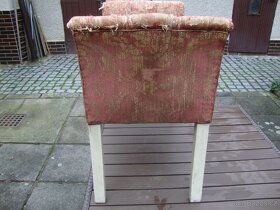 Starožitná taburetka taburet markýza židle židlička Secese - 3