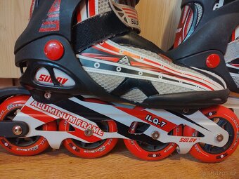 Stylové Inline brusle Sulov vel. 40-41, větší kolečka 90mm - 3