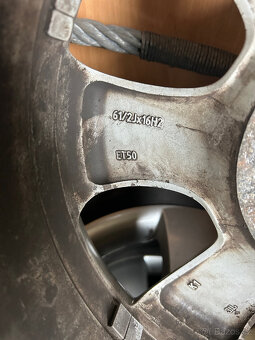 Alu kola Škoda, VW 6/5J 16 ET 50, 5x112 - 3