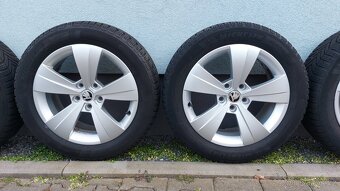 Alu kola 5x112 r17 Triton originál Škoda Superb - 3