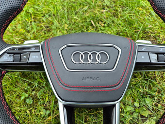 AUDI A6 A7 4K A8 D5 E-TRON SPORTOVY VOLANT - vyhrievany - 3