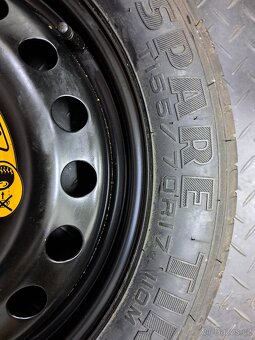 dojezdové kolo rezerva Ford 5x108x63,4 pneu 155/70 R17 - 3