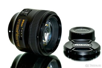 Nikon AF-S Nikkor 85mm 1:1,8 G + UV filtr TOP STAV - 3