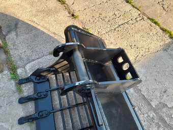 Roštová lopata- třídící lžíci upínaní lenhoff MS 03 š.80cm - 3