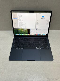 Apple MacBook AIR 13” M2 256GB,8GB RAM,Baterie 100%,záruka - 3