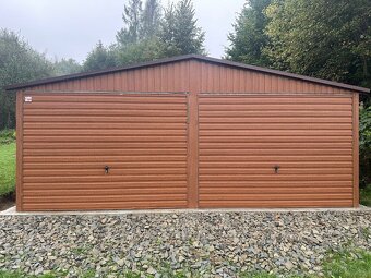 Plechová garáž 6x5m - 3