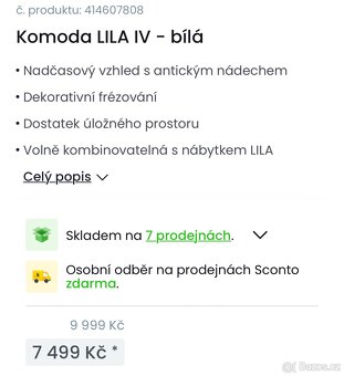 Komoda LILA IV ze sconto-nábytek - 3
