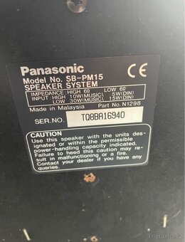reproduktory Panasonic SB-PM15 - 3