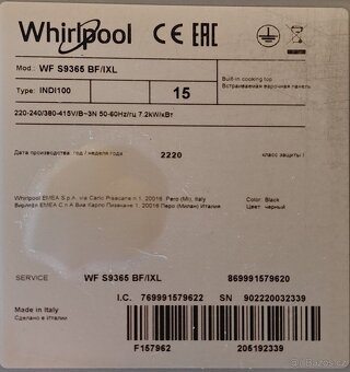 Indukční varná deska Whirlpool - 3