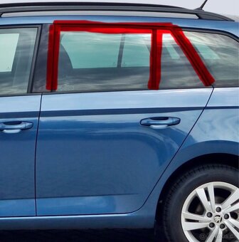 Levé zadní těsnění okna Škoda Fabia 3 combi - 3