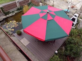 Prodám nový potah na slunečník 3 m - 3m - 3