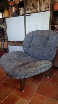 SET 2 křesla a 1 gauč modrá barva - BLOKOVÁNO - 3