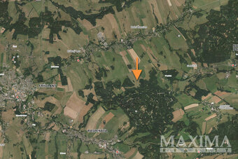 Pozemek  o ploše 6397 m2 - Krásný Les, - 3