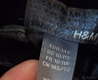 Černá chlapecká bunda HaM, vel 146 - 3