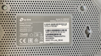 TP-Link TL-WR840N bezdrátový N router 300Mbit/s - 3