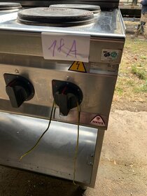 Nerezový sporák elektrický 4 plotýnky - 3