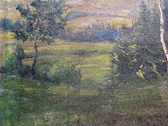 Obraz Krajina s břízami - 3