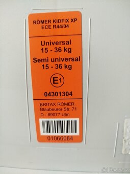 Dětská autosedačka Britax - 3