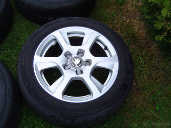 4X LETNÍ HLINÍKOVÁ KOLA ŠKODA OCTAVIA III,II 205/55 R16.TOP - 3