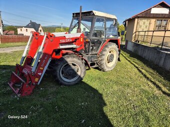 Zetor 7245 s čelním nakladačem a vlekem 7t - 3